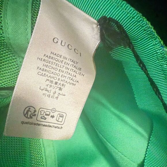 Brand new with box Gucci - GG Embossed Baseball Cap in Green size xl  60 cm main image 13
